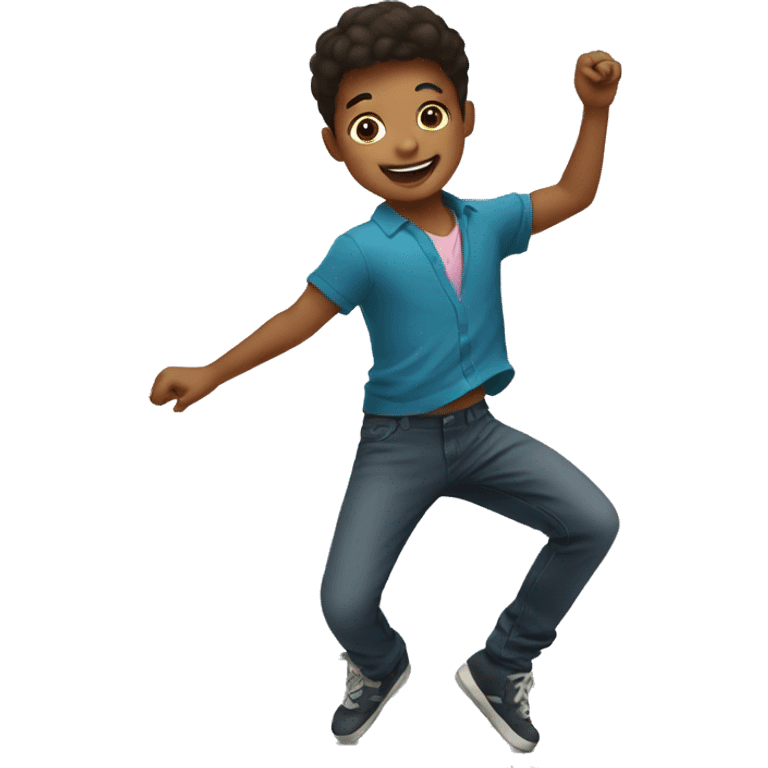 kid dancing emoji