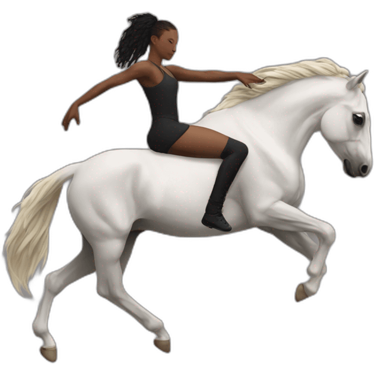 horse paradox contemporary dance team emoji