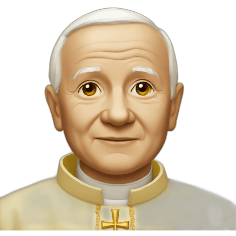 john-paul-ii-skin-color-yellow emoji