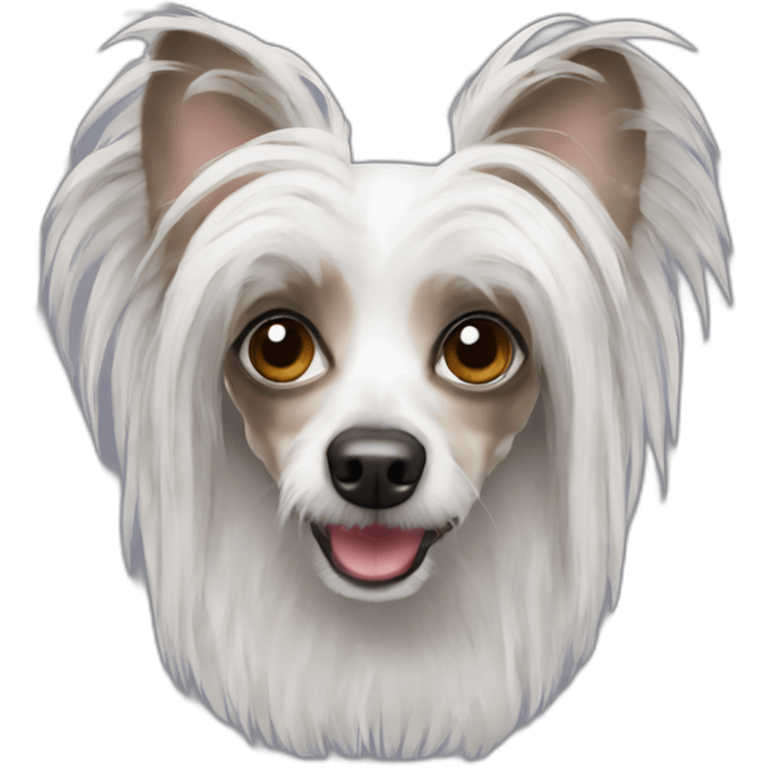 Chinese crested puffball emoji