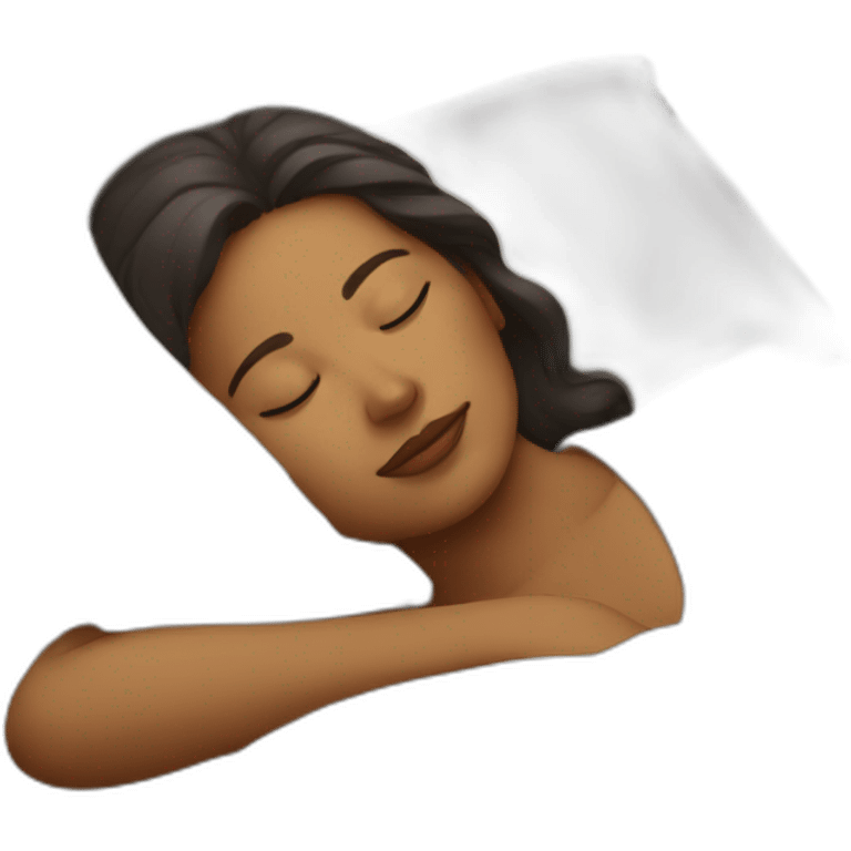 sleeping woman emoji