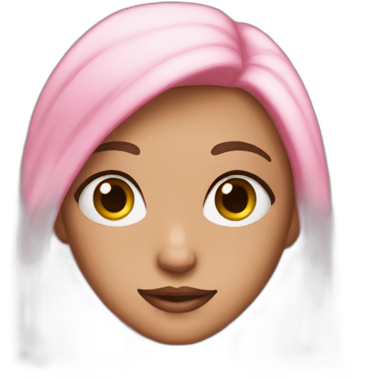 pink princess black eye birthday emoji