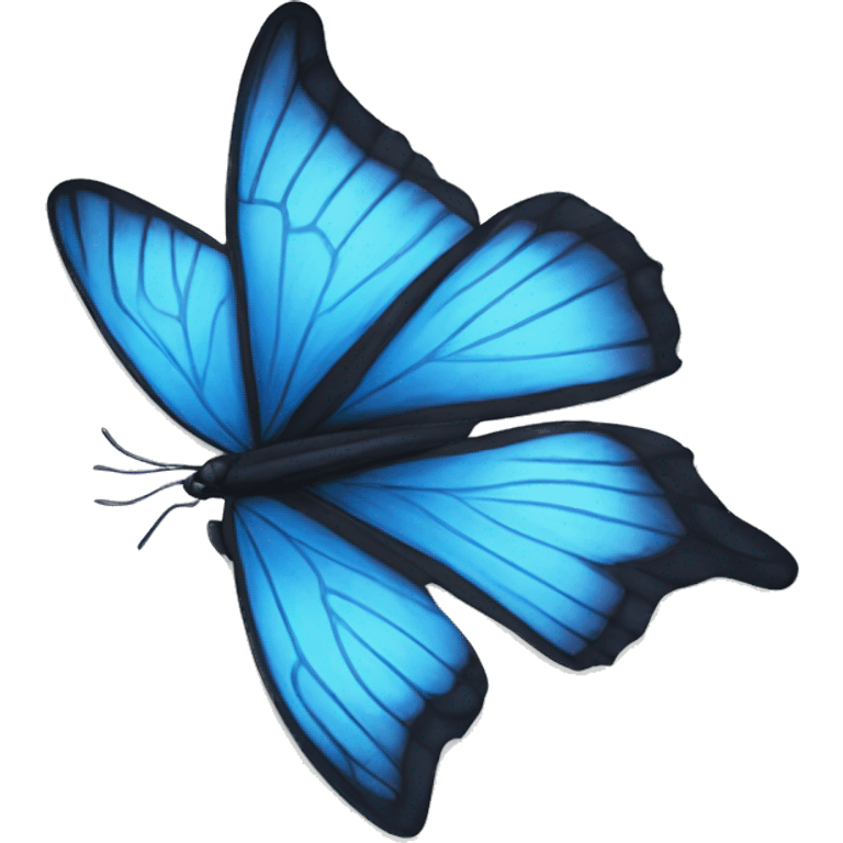 blue butterfly  emoji