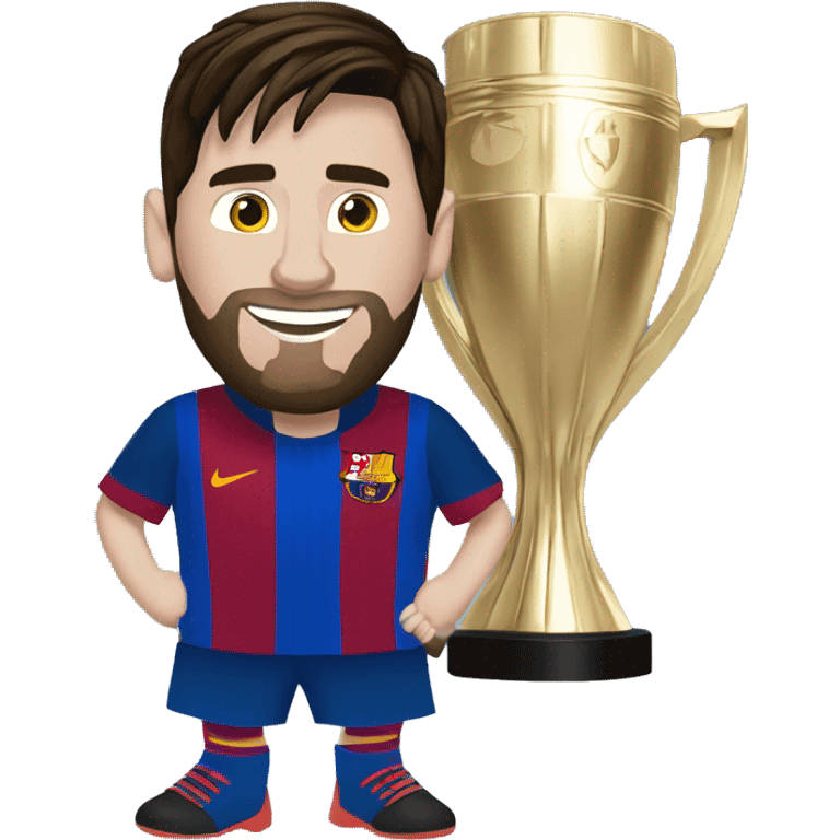 Messi con la copa  emoji