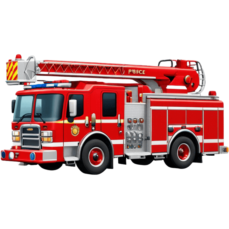 Fire Engine - Pierce Enforcer Pumper (Model Year: 2021) (Iconic colour: Red) emoji