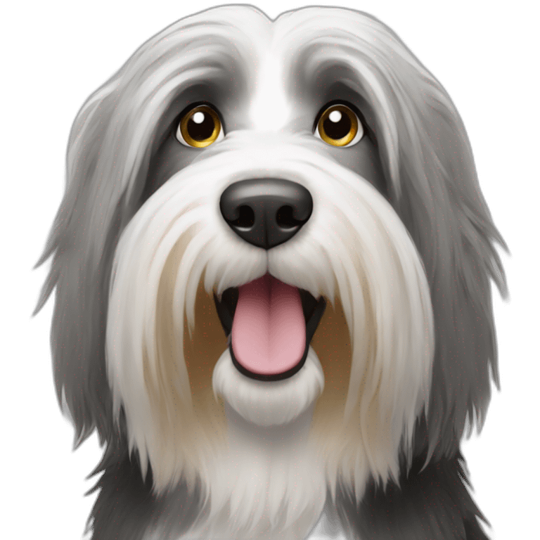 Bearded collie emoji