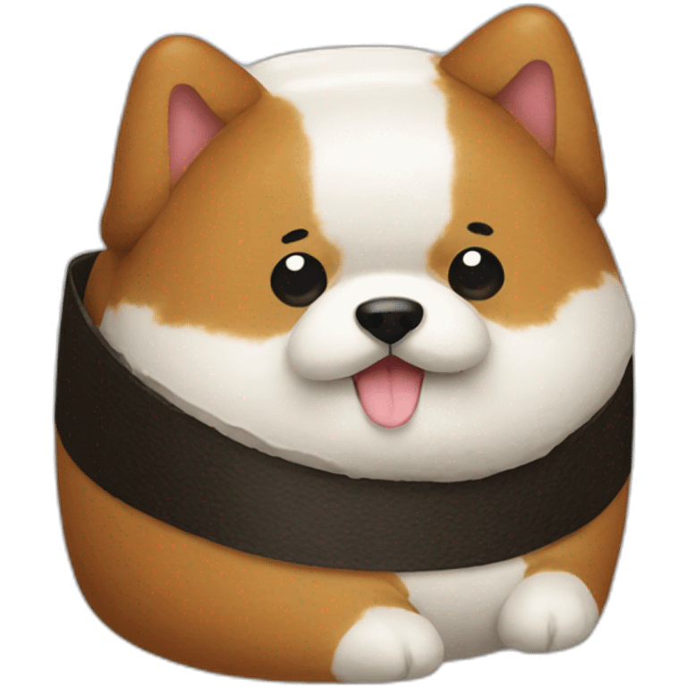 Onigiri-dog emoji