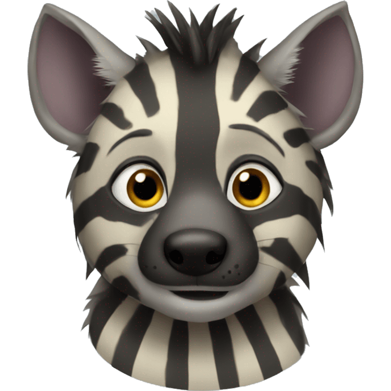 Striped hyaena emoji