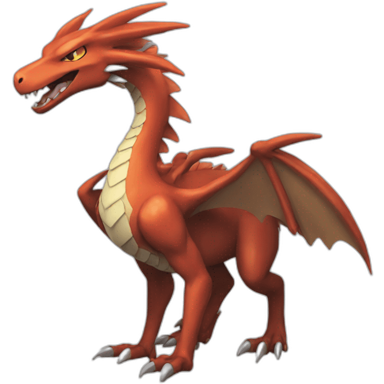 Dracofeu pokemon emoji