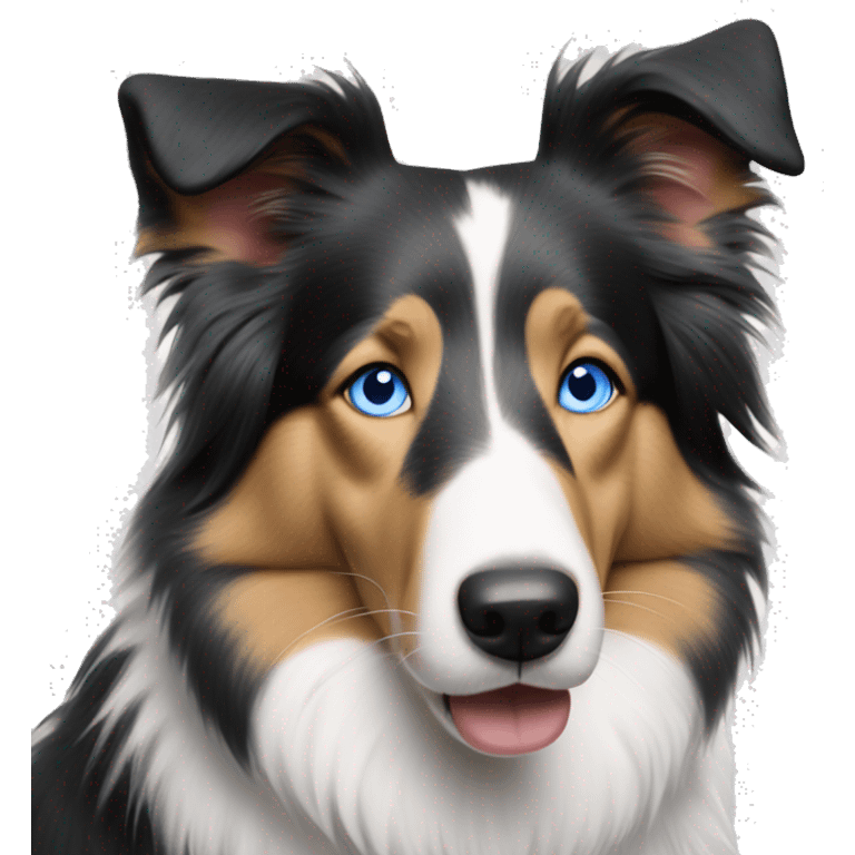 Collie blue eyes emoji