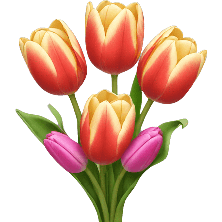 tulip bouquet  emoji