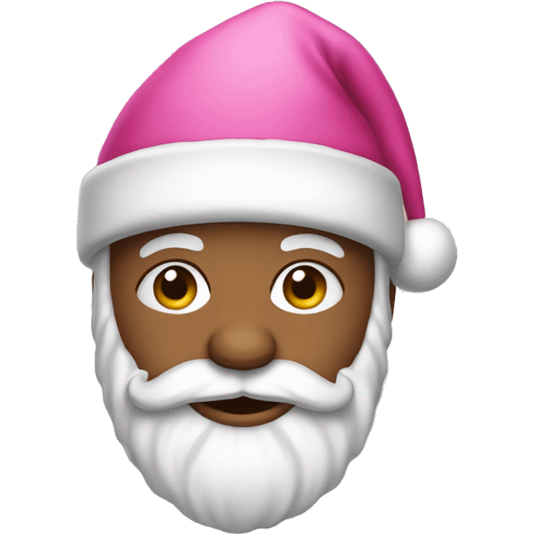 Pink Santa Claus  emoji