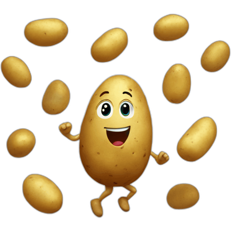 Potato dancing  emoji