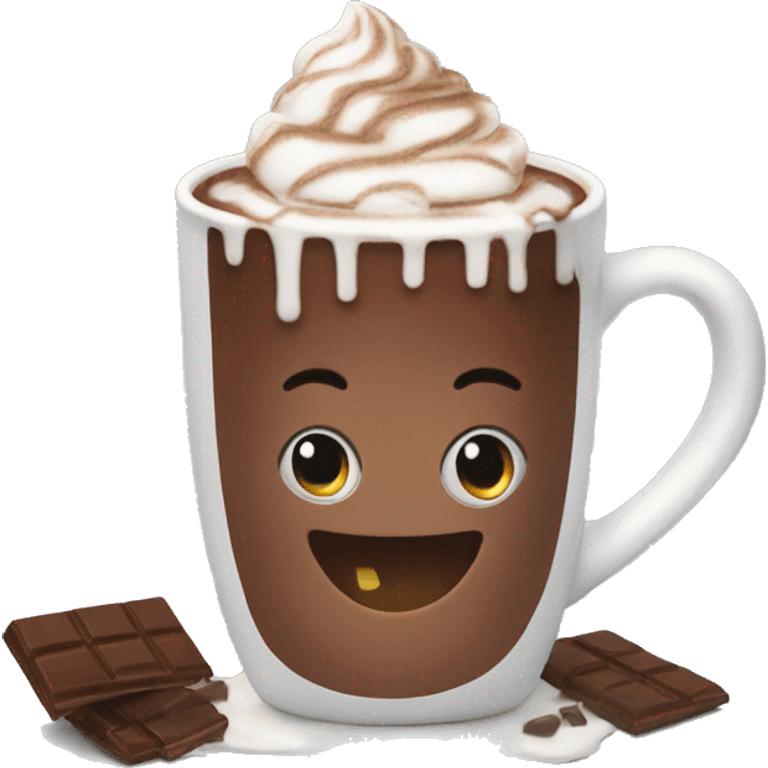 Hot chocolate emoji