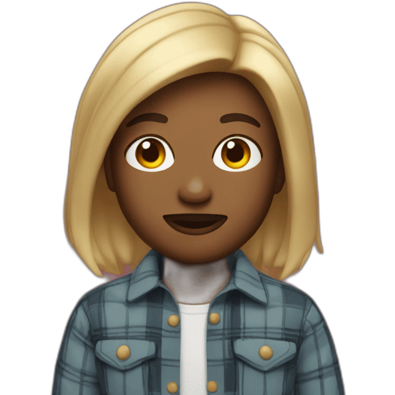 My Memoji wearing flannel emoji