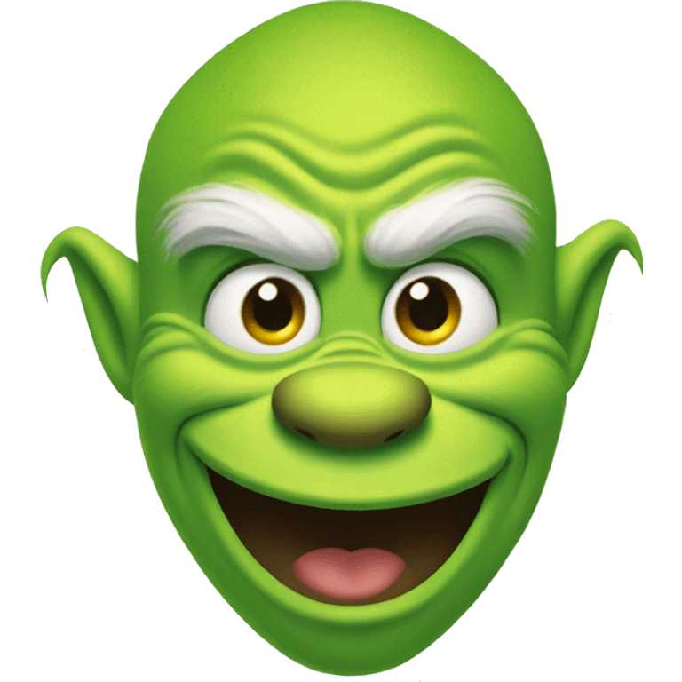 happy grinch emoji