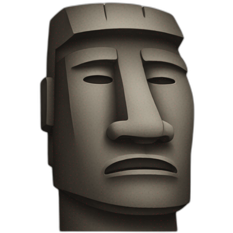 MOAI emoji