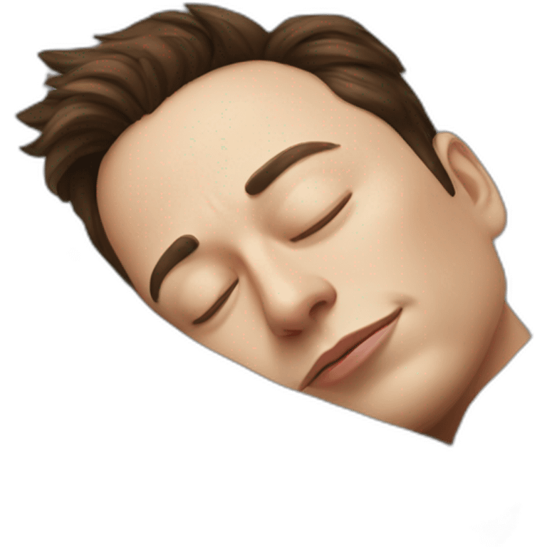 elon musk sleeping emoji