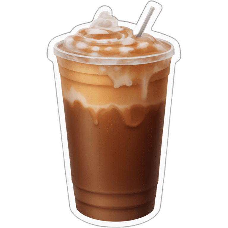 Dunkin' Iced Coffee emoji