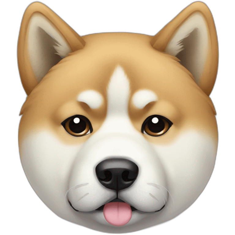 Akita inu sad emoji