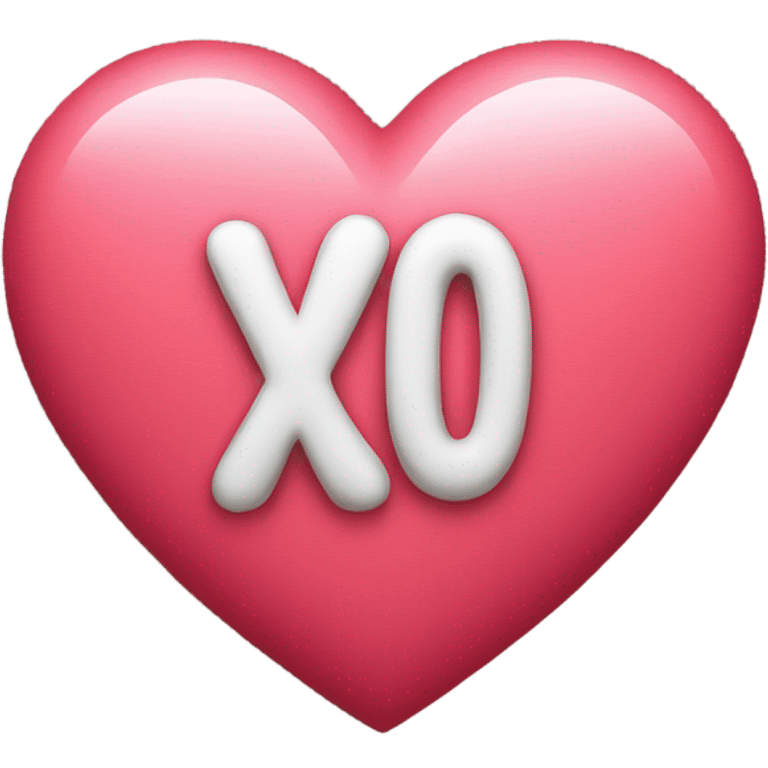 xoxo heart emoji