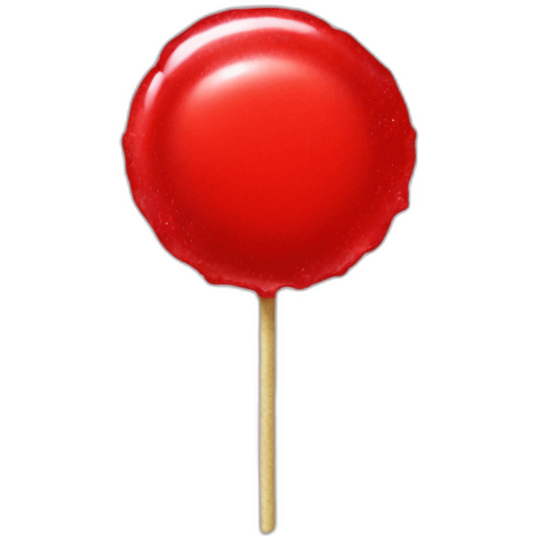 red lolipop emoji