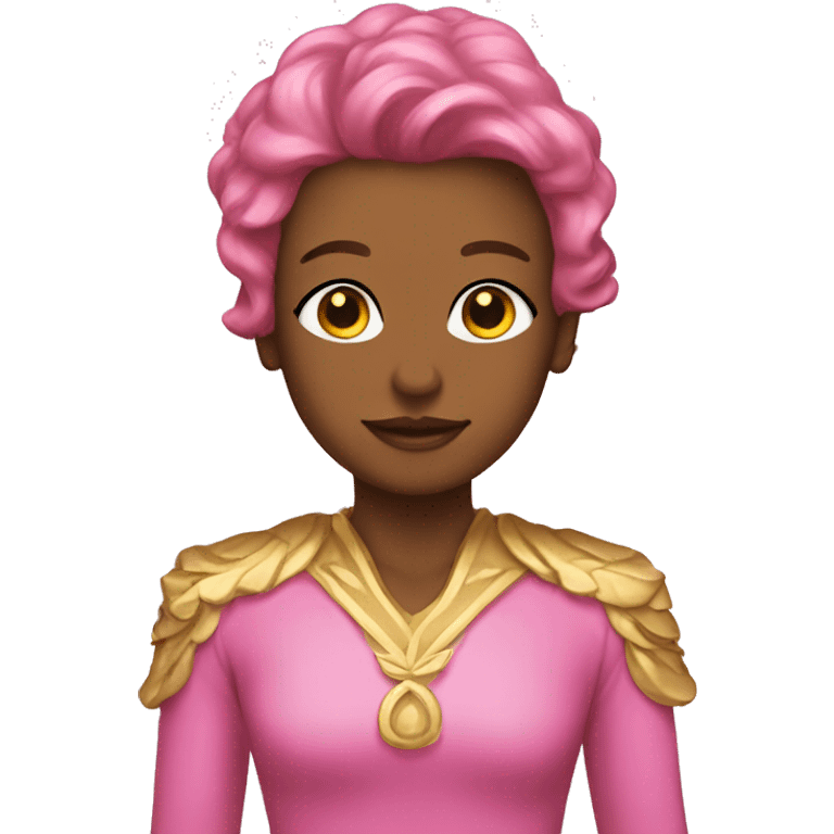 pink and gold bel emoji