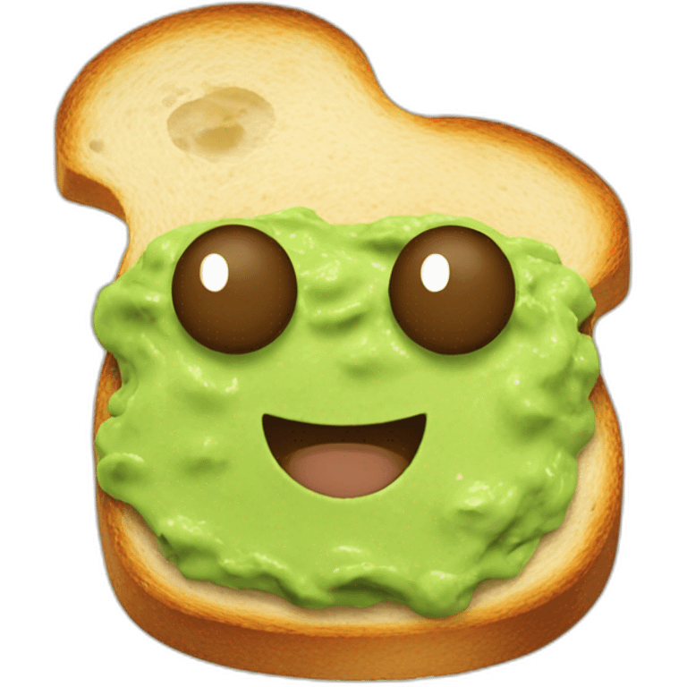 Guacamole Toast emoji