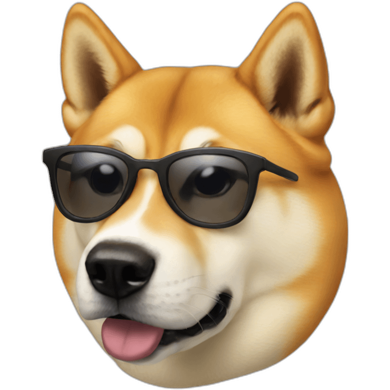 cool doge emoji