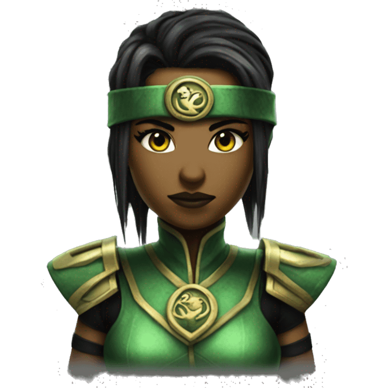 Jade from mortal kombat  emoji