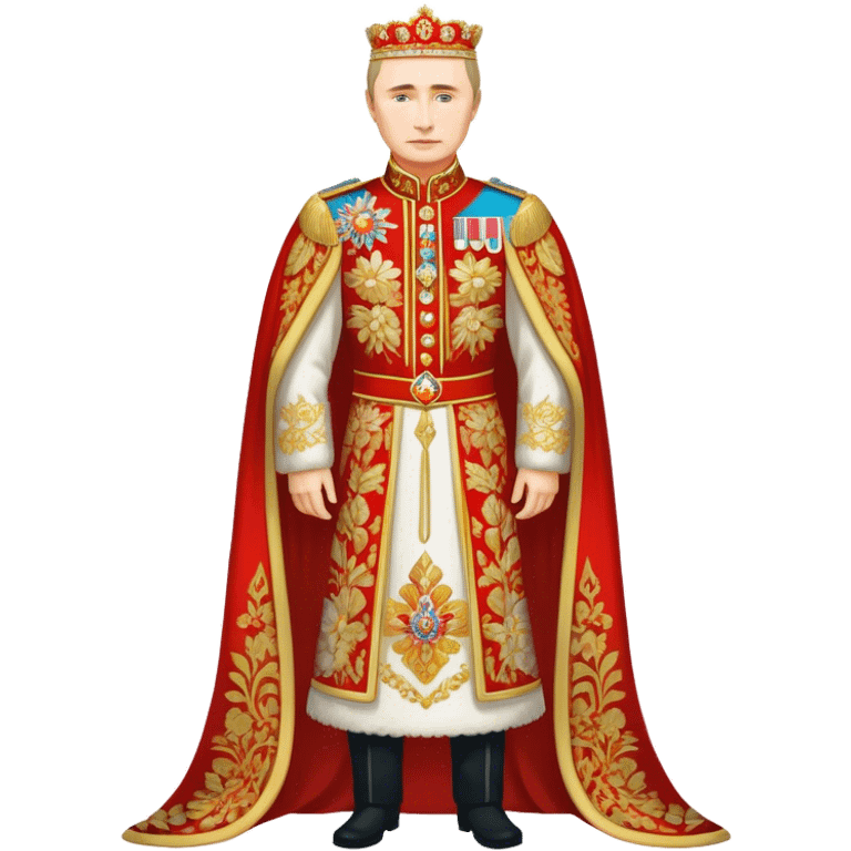  Putin full body in Romanov dress emoji