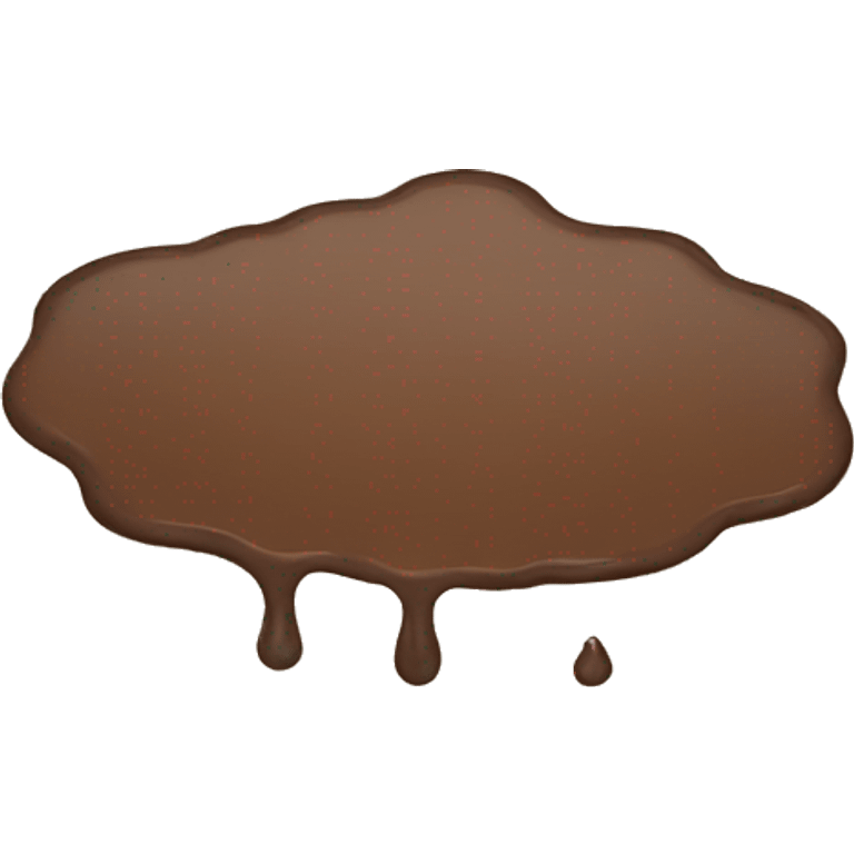 brown puddle  emoji