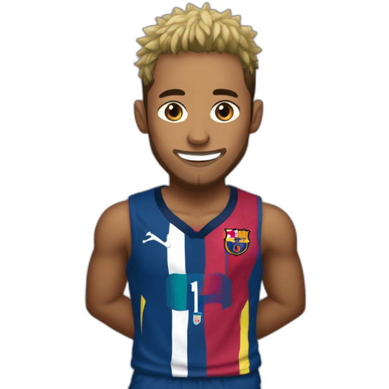 Neymar with a crop top  emoji