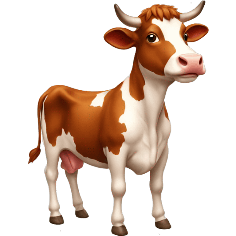 The red cow emoji