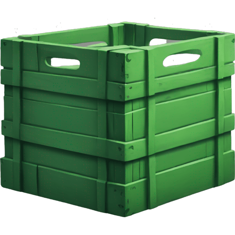 Green crate emoji