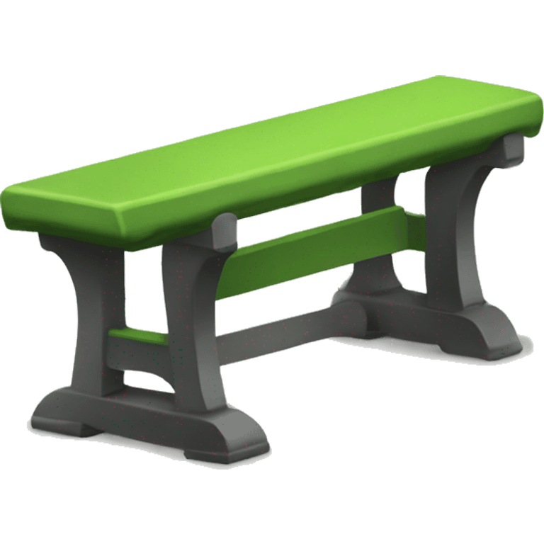 lime green bench emoji