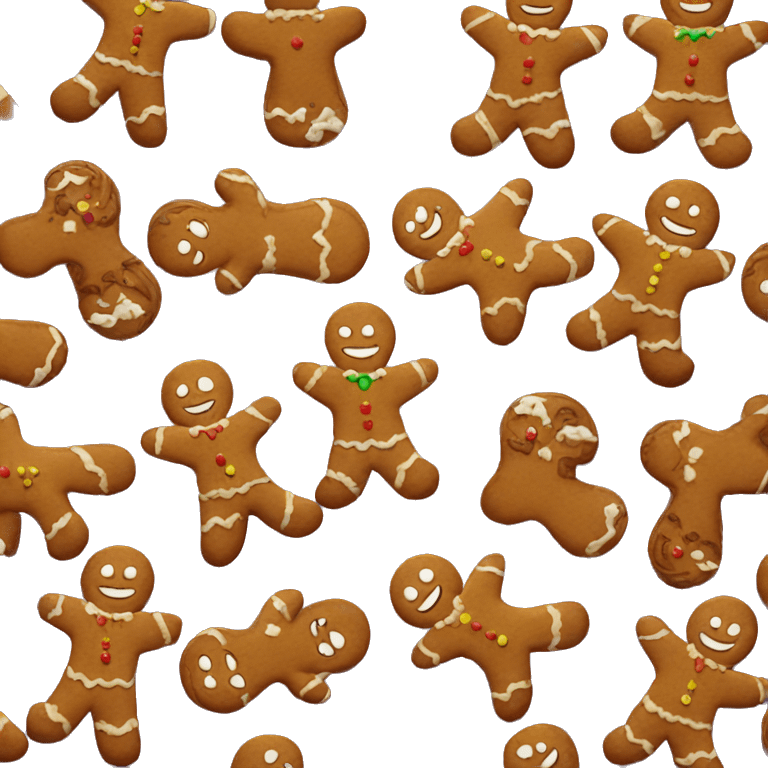 ginger bread man  emoji