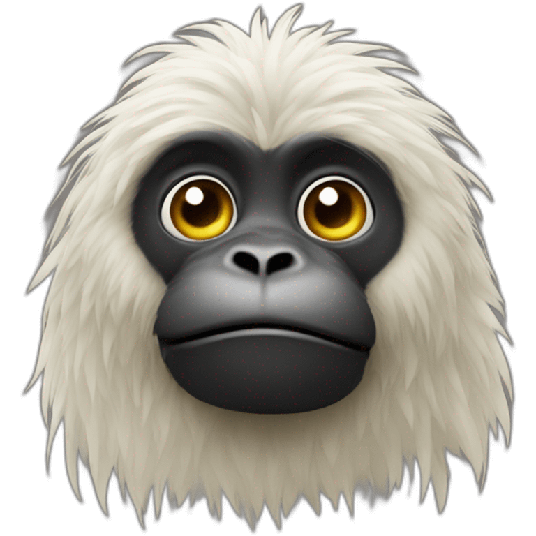 Singe sur perroquet emoji