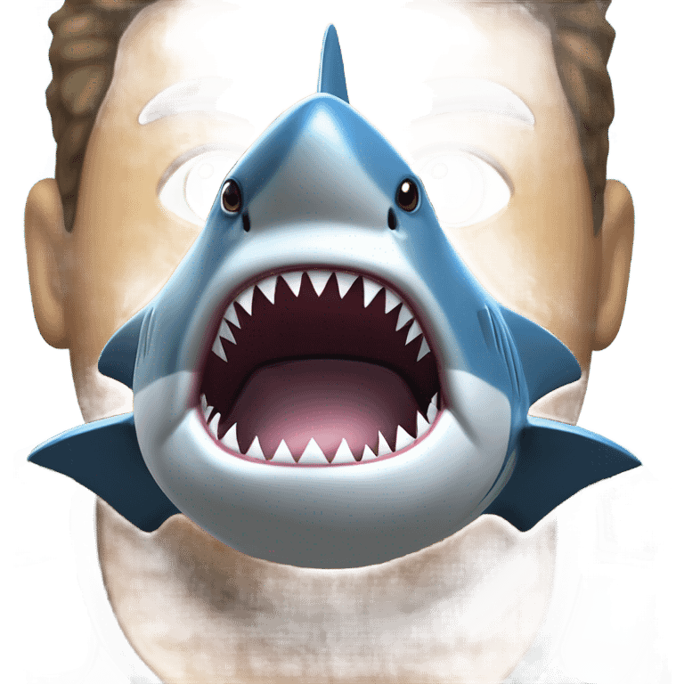 shark with a game controller  emoji