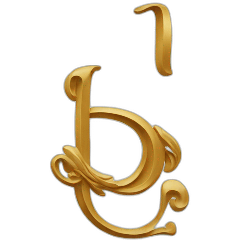 Calligraphic C letter emoji