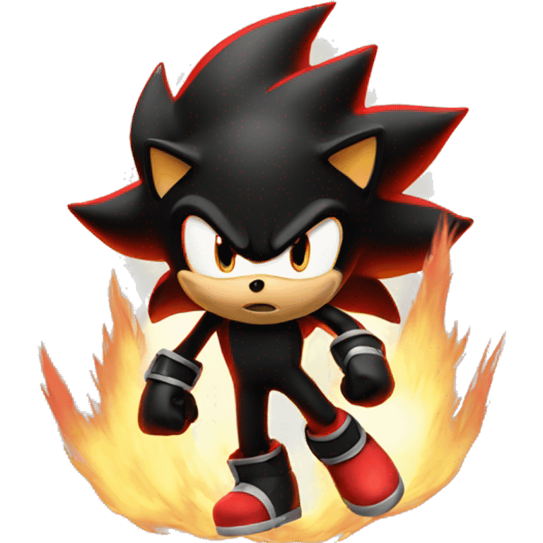 Shadow the Hedgehog fire emoji