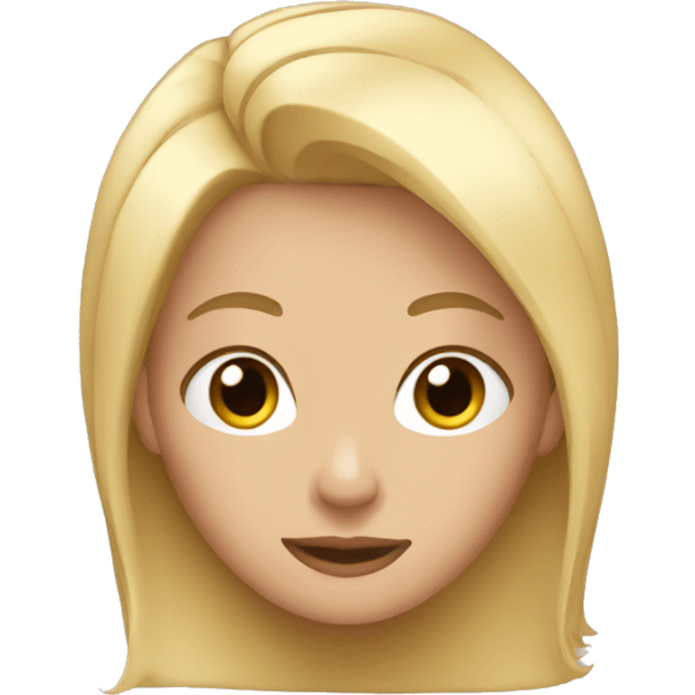 blonde hair emoji