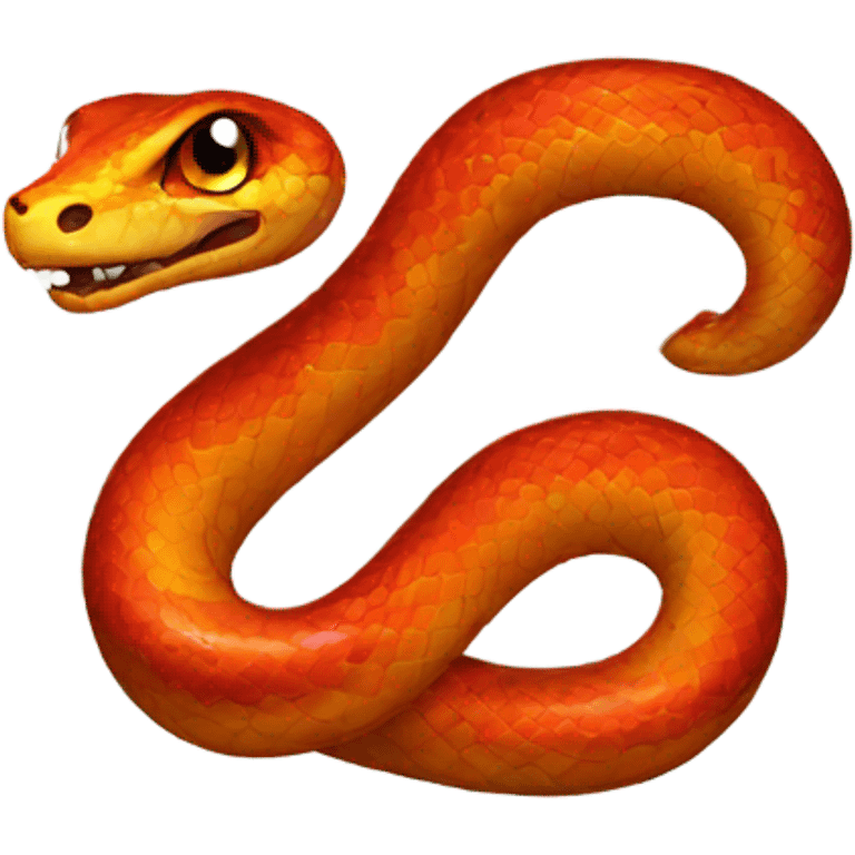 Fire snake  emoji