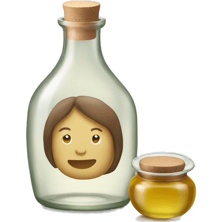 Sesame oil glass bottle emoji