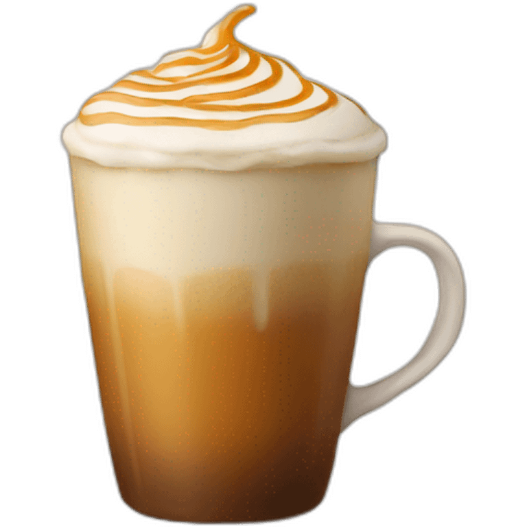 latte salted caramel emoji