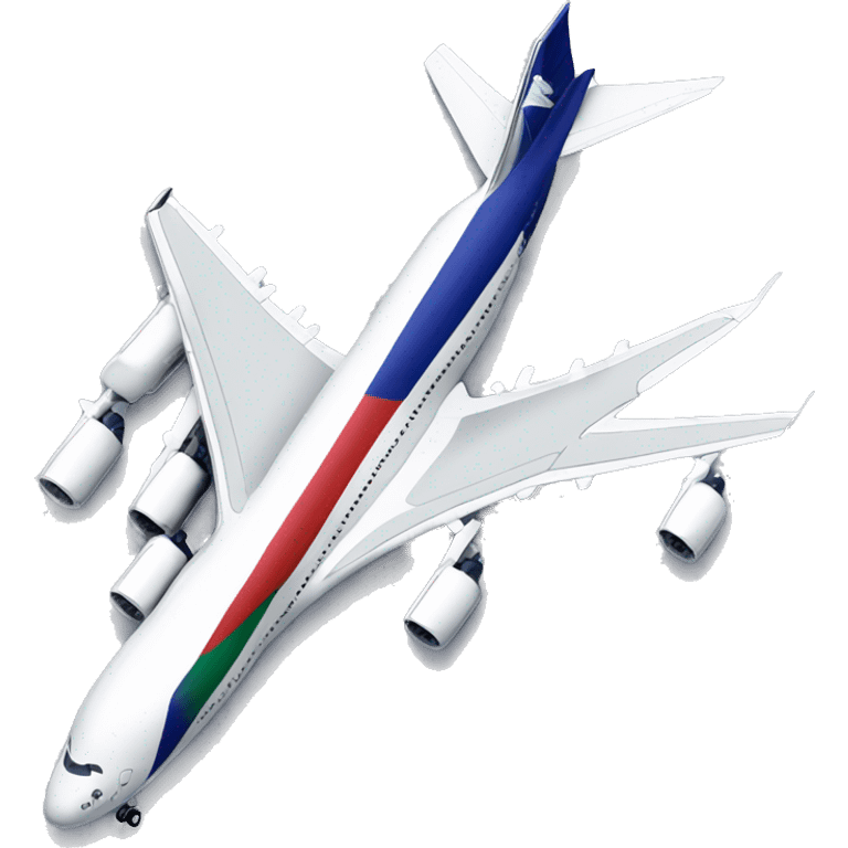 a380 airplane in malév hungarian airlines livery emoji