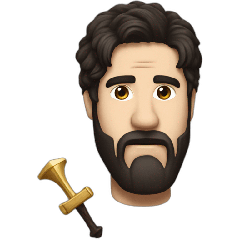 Adam Goldberg As the Hebrew hammer emoji