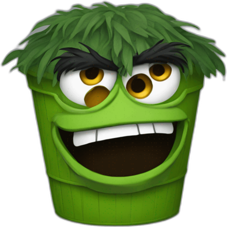 Oscar the Grouch emoji