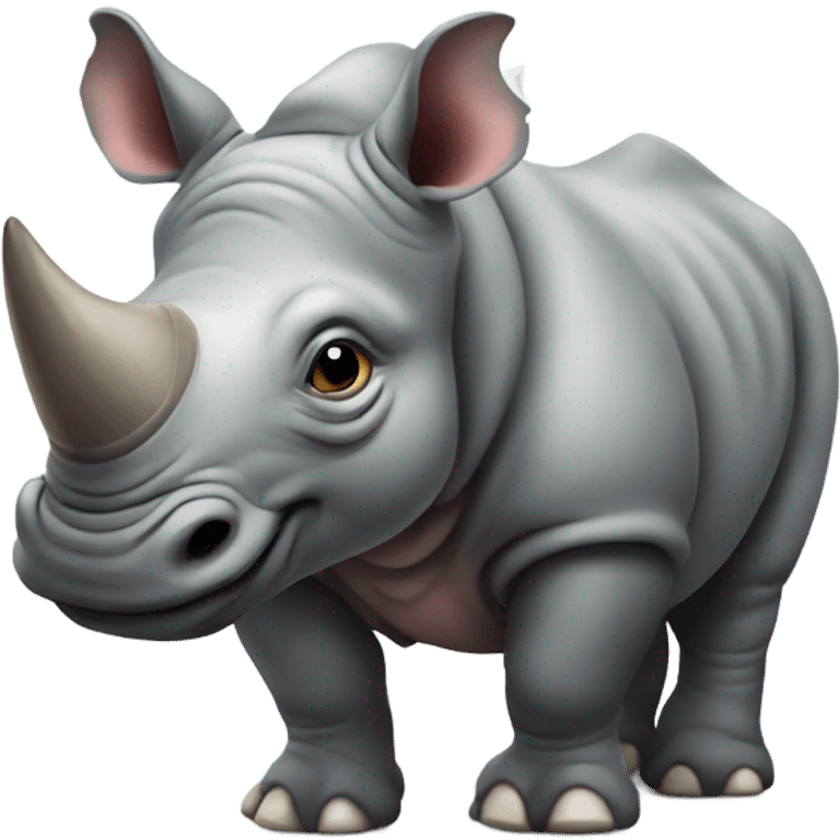 cute rhino emoji