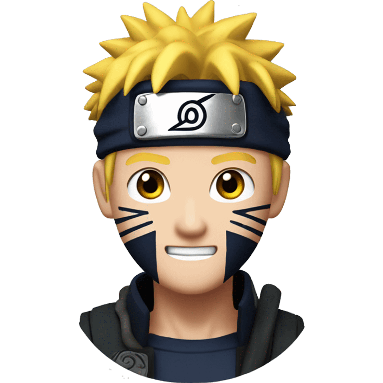 Naruto with a W in front of him emoji